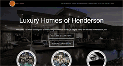 Desktop Screenshot of luxuryhomesofhenderson.com